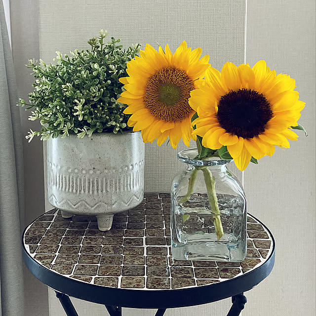 IKEA フェイクグリーン,アイアン家具,花のある暮らし,マンション暮らし,IKEA,My Shelf Rio333の部屋