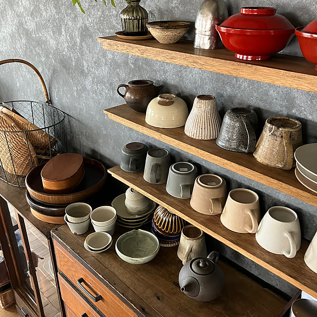 古道具,家づくり,お気に入りの器,モノトーン,コーヒーのある暮らし,ディスプレイコーナー,My Shelf naka_snzの部屋