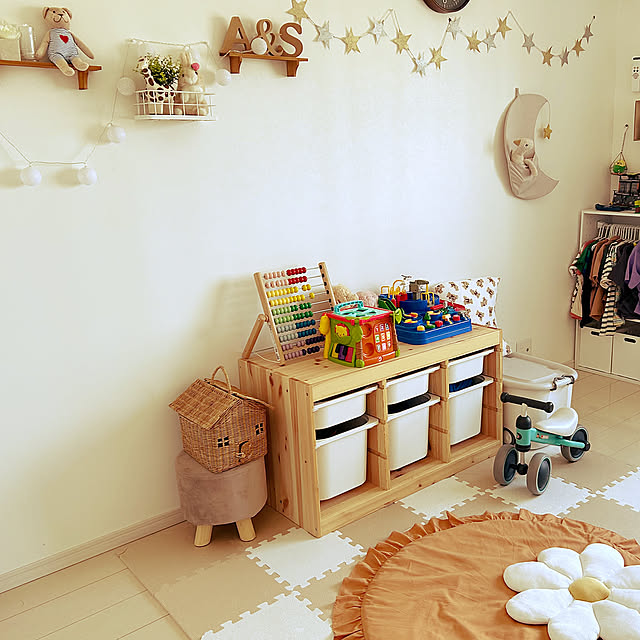 Overview,ナチュラル,salut!,こども部屋,こどもと暮らすインテリア,IKEA misaの部屋