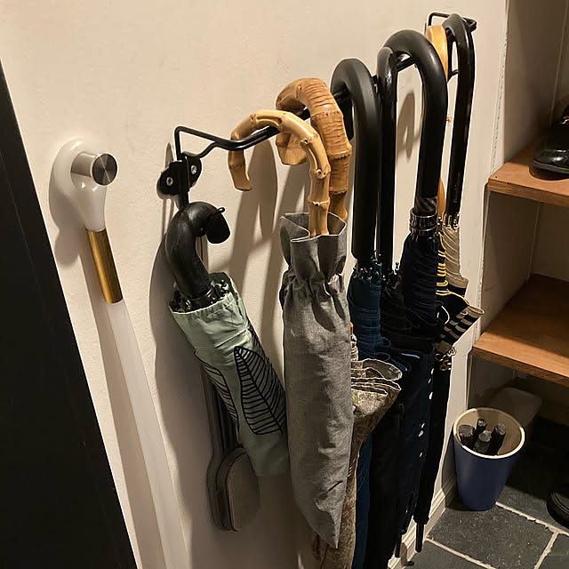 Entrance,シューズクローク,ぶらさげ収納,傘収納,傘の置き場所 kan2の部屋