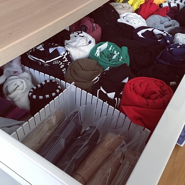 My Shelf,ストッキング,靴下,Tシャツ,仕切り,衣装タンス LinSanの部屋