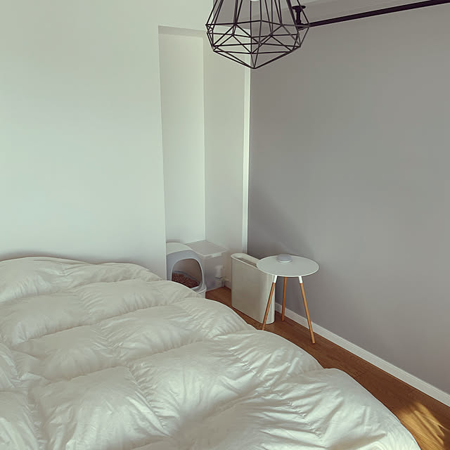 無印良品,ナチュラル,IKEA,猫との暮らし,猫のトイレスペース,Bedroom goomayuの部屋
