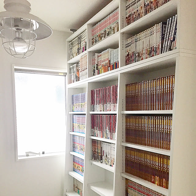 本棚,漫画収納,漫画部屋,ベルメゾン,納戸,書斎,My Shelf ROMAの部屋