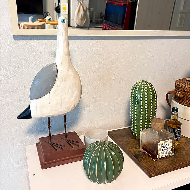 My Shelf,LOWYA,鏡,IKEA,オブジェ,1LDK,DULTON,賃貸,ナチュラルモダン takapaccccchiの部屋