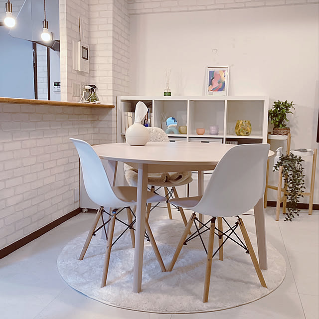 IKEA,Overview,ナチュラル,雑貨,フェイクグリーン,DIY,ホワイトインテリア,8畳リビングダイニング htm.puvuqの部屋