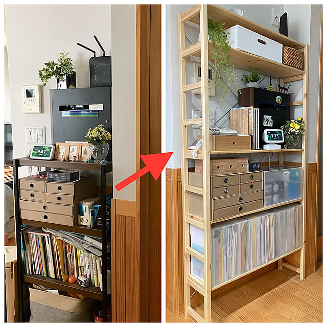 無印良品 収納,Lounge chakuron.iの部屋