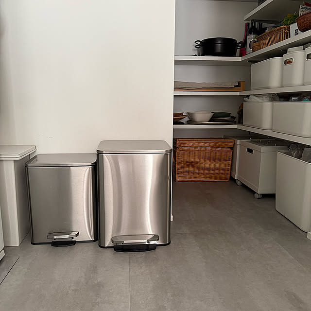 Kitchen,持たない暮らし,イベント参加,KEYUCAゴミ箱,無印良品　収納ケース,d_department ゴミ箱 nn-homeの部屋