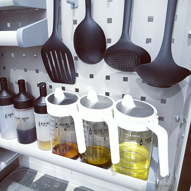 Kitchen,キッチンツール,一条工務店,アイスマート,北欧,KEYUKA,100均,無印良品,オイルボトル,キッチン収納 JUDYの部屋