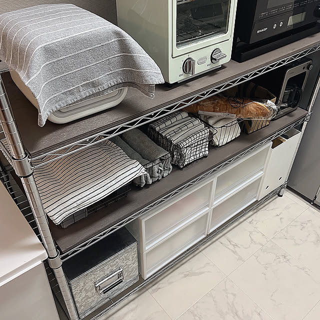 Kitchen,ルミナスラック,キッチン収納,DIY,3LDK,賃貸インテリア,賃貸でも諦めない！,シンプルインテリア,家族で暮らす yyの部屋