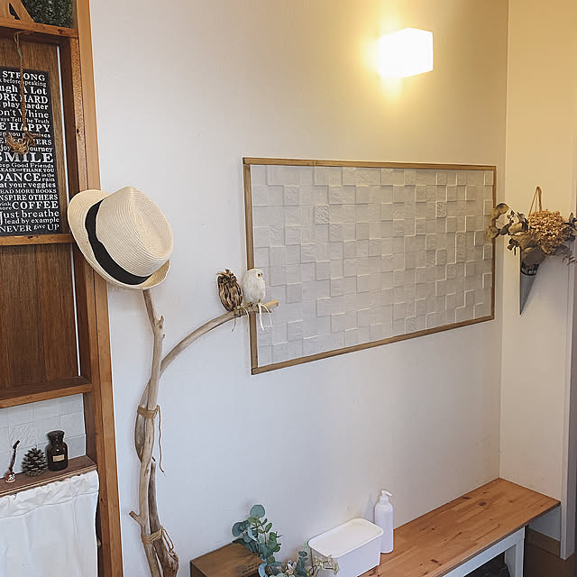 エコカラットDIY,エコカラットタイル,タイル,建売住宅,イベント参加,DIY,Entrance,LIXIL viviの部屋