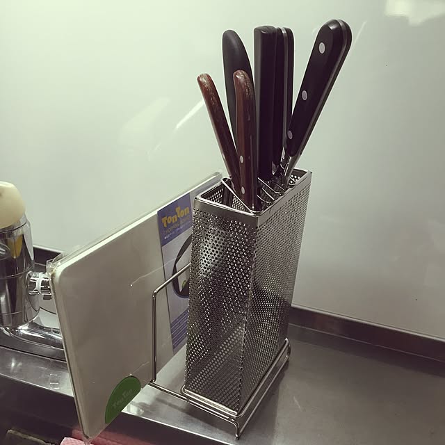 Kitchen,包丁まな板,包丁スタンド,包丁収納,キッチン用品,キッチン雑貨,ニトリ 雑貨,ニトリ,団地部,千葉県民,RC千葉支部,キッチン収納 Puppeの部屋