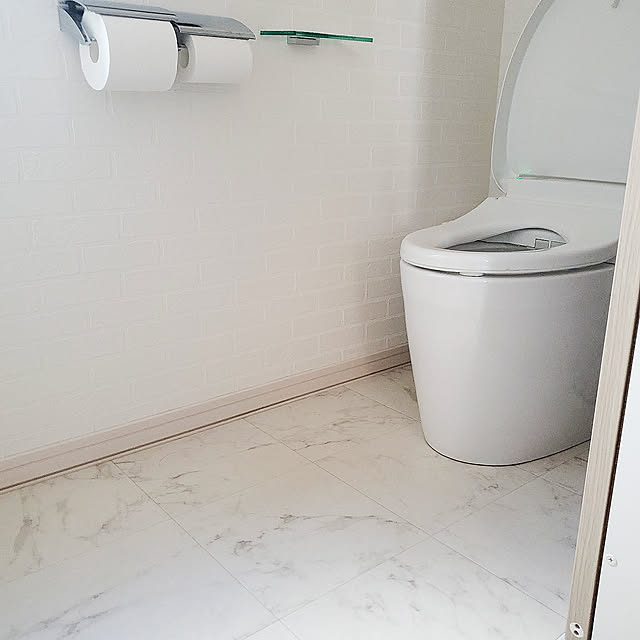 Bathroom,やめたこと,モノトーン,北海道,札幌,RC北海道支部,シンプルモダン,注文住宅,TOTOトイレ,カワジュン ペーパーホルダー mikakoteの部屋