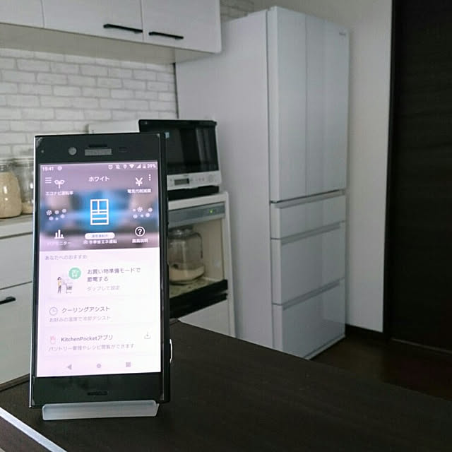 Kitchen,スマート家電,Panasonic,ホワイトキッチン,ホワイト家電 tata-kukuの部屋