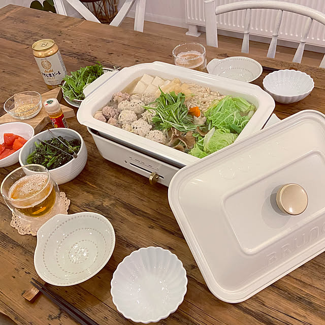 BRUNOホットプレート,BRUNOコンパクトホットプレート,RoomClipショッピング,お皿のざる,おうち見直しキャンペーン,燕三条,Kitchen mi_homeの部屋