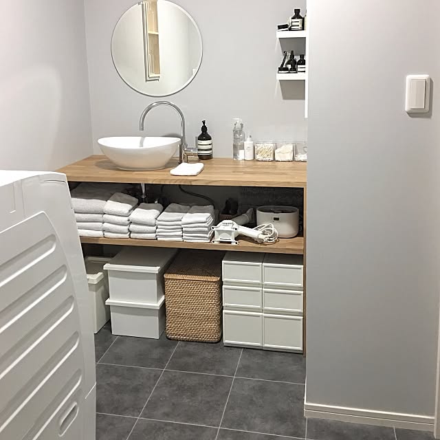 Bathroom,タオル,シンプルな暮らし,シンプルライフ,シンプルが好き,DIY,真面目に家pic Minaの部屋