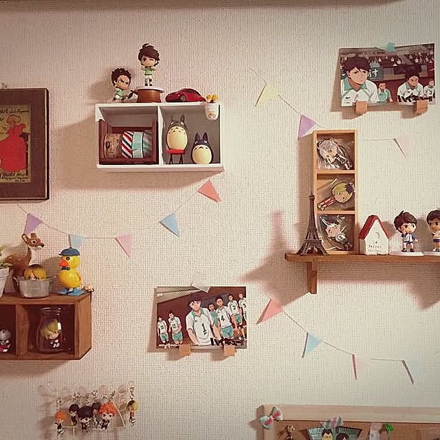 Bedroom,オタク部屋,アニメ,ハイキュー!! carlyの部屋