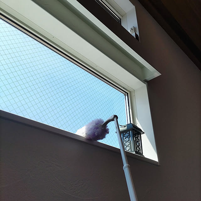 暮らしの味方,クイックルハンディ 伸び縮みタイプ,ハンディモップ,埃取り,高所の掃除,高所窓,ランタン,青空 Maroの部屋