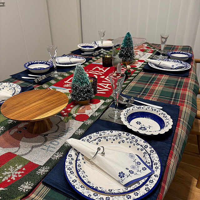 My Desk,ダイソー,クリスマス,テーブルコーディネート,クリスマスパーティー yukikoの部屋