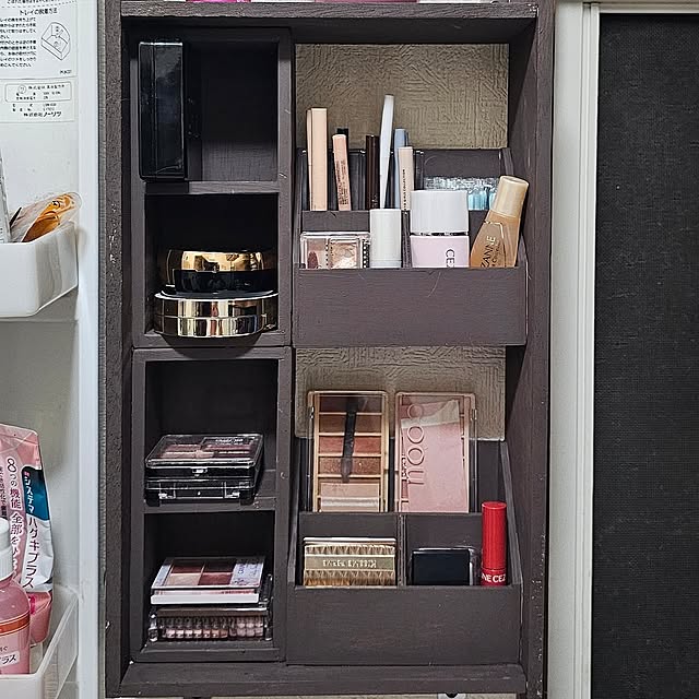 10分でできる,100均,100均DIY,100均アレンジ,100均アイテム,ハンドメイド,手作り,手作り雑貨,セリア,セリアリメイク,セリアDIY,セリア購入品,セリア木材,セリア リメイク,メイク収納,メイク収納アイデア kiraの部屋