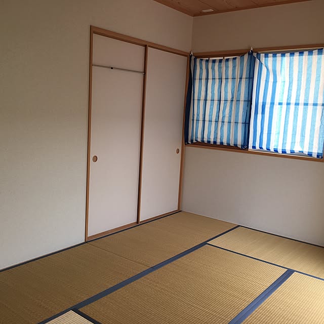 Bedroom,日よけ,目隠しシート,目隠し,3coios,イベント参加中,ストライプ,アメブロやってます,Instagram⇨tanari_nu,100均,セリア,ふとん生活,スッキリ暮らしたい,すっきり,子どもがいる家,子どもと暮らす,何も置きたくない派,何も置かない,押入れ,ミニマリストになりたい,おうちすっきりプロジェクト tanari_nuの部屋