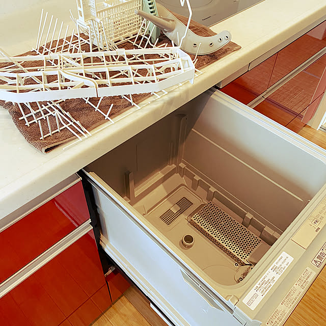 Kitchen,大掃除,ニトリ,すっきり暮らす,築13年,コメントスルーで大丈夫です♡,マイクロファイバークロス,食洗機 fuuchanの部屋