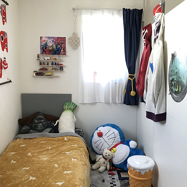 ニトリ,ユーモア,子供部屋,テーマのあるお部屋作り,クッション,フェリシモ,さくら夢ハウス bonapetiの部屋