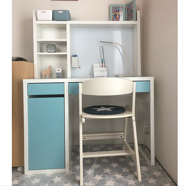 子供部屋,IKEA,学習机,MICKE,一条工務店,子供と暮らす。,注文住宅,整理整頓,アイスマート,シンプルライフ,入園入学準備,Overview nakariの部屋