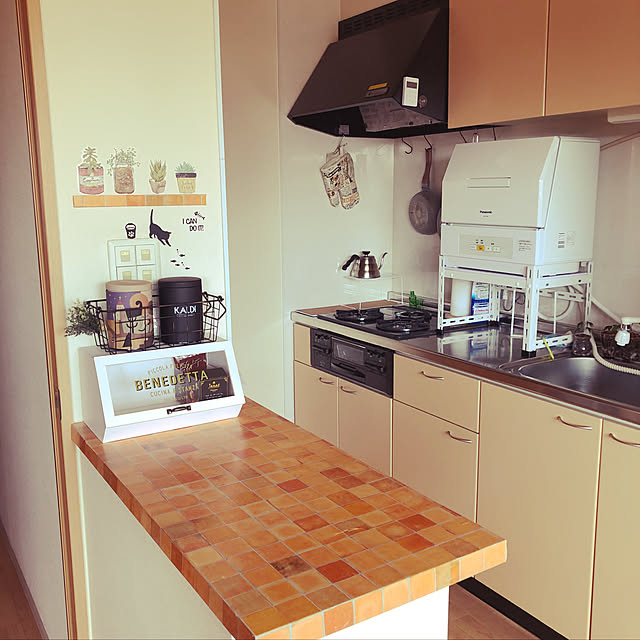Kitchen,食洗機,狭い部屋　 norisanの部屋