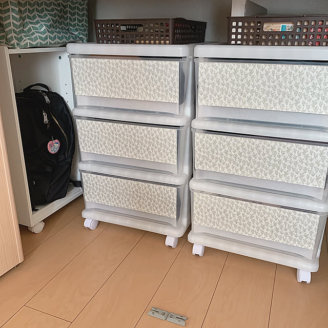 イベント参加,パジャマ置き場,カバン置き場,衣装ケース目隠し,衣装ケース,ニトリ,目隠し,賃貸,2人暮らし,2LDK賃貸,My Shelf,私の中ではDIY,mtマスキングテープ,mt CASA,クローゼット収納 reichelの部屋