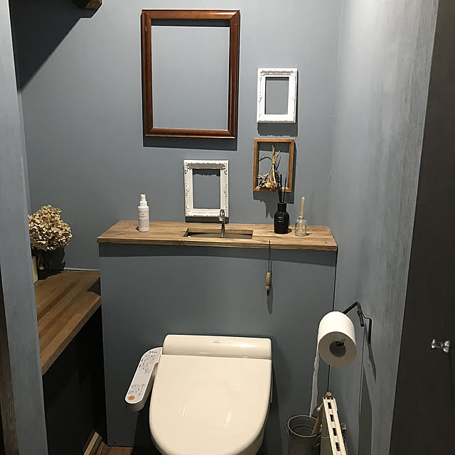 タンクレス DIY,タンクレス風,DIY,ドライフラワー,Bathroom tomoの部屋