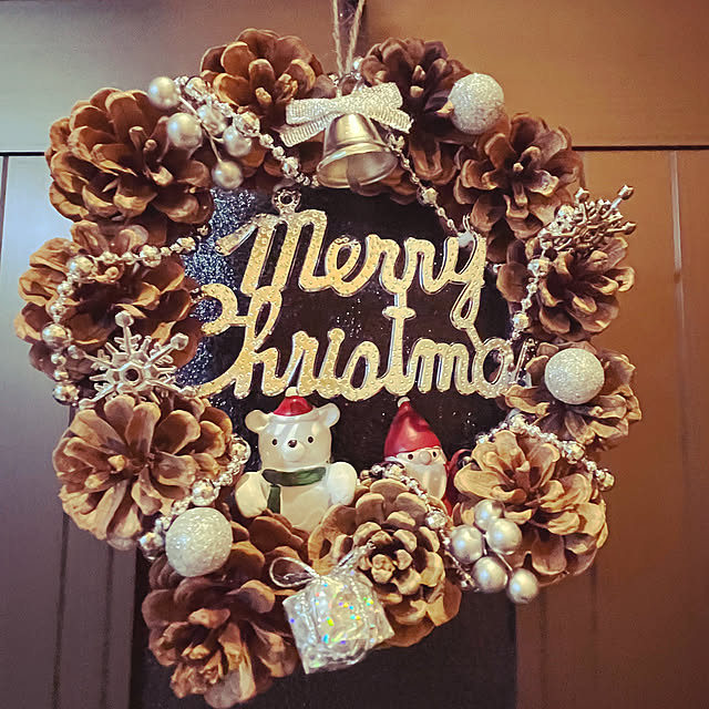 Entrance,はんどめいど,クリスマス,ダイソー,一人暮らし,一軒家,100均,セリア marinkarinの部屋