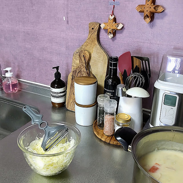 Kitchen,買ってよかったもの,ののじ,キャベツピーラー,二枚刃,HARIO,耐熱ガラス製ボウル,千切り,2022.5.25,便利グッズ miwaの部屋