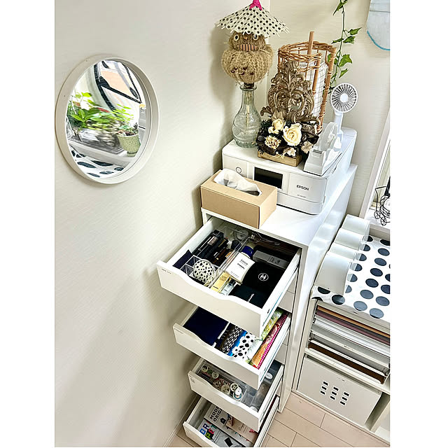 My Shelf,訪問前にすみません,訪問やコメントが行き届かずごめんなさい,訪問、コメントが遅くてごめんなさい,IKEA,窓際,ミント,細々した物を収納,IKEAの棚,ドット好き,窓際のグリーン,窓に目隠しシート,ハーブ栽培,すっきり暮らす,北側の窓,ハーブのある暮らし,二畳,窓には目隠しシート,二畳のスペース,二畳の部屋,細々した物の置場所,レモン栽培中,野菜うまし,細々したものは100均のケースで収納,すすきトトロ,ガーデニング,アースガーデン,病害虫対策 kittyの部屋