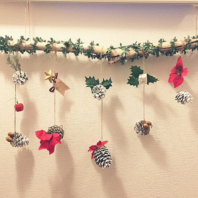 On Walls,ダイソー,階段,DIY,クリスマス,こどもと暮らす。 cotomiの部屋