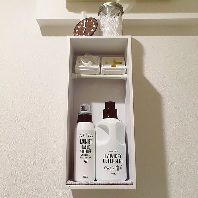 洗面所,ダイソー,収納アイデア,100均,建売住宅,イベント参加,セリア,洗面台周り,いいねありがとうございます♡,ホワイト,Bathroom myaaaの部屋