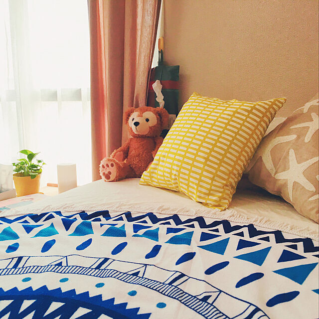 Bedroom,IKEA,一人暮らし,ニトリ,無印良品,セリア,観葉植物 ycの部屋