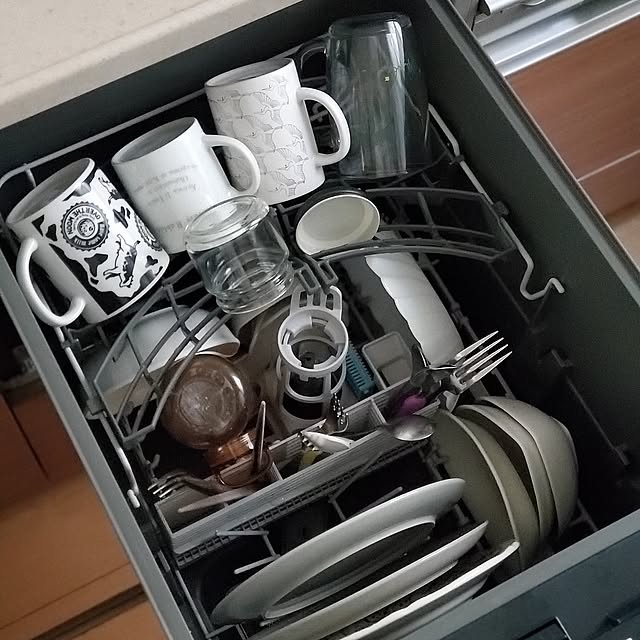 Kitchen,リフォーム・リノベーション,リンナイ,リンナイ食器洗い乾燥機,ステンレス食器洗い乾燥機,ビルトイン食器洗い乾燥機,食器洗い乾燥機,食洗機交換,食器洗い洗浄機,食洗機,建売を自分好みに♡,中古住宅でも諦めない,建売住宅,中古住宅,キッチンリフォーム MARIE.color.interiorの部屋