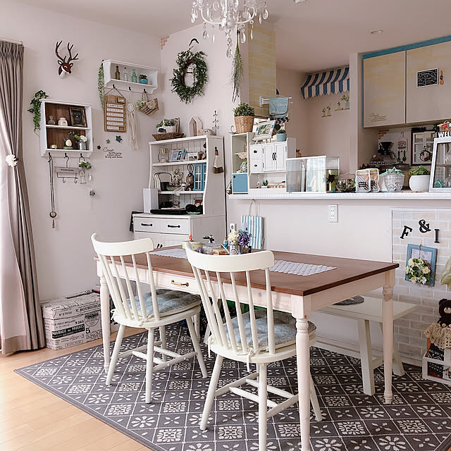 Overview,サイズは結構大きくてゆったり座れます,ニトリ机and椅子♡ maruchanの部屋