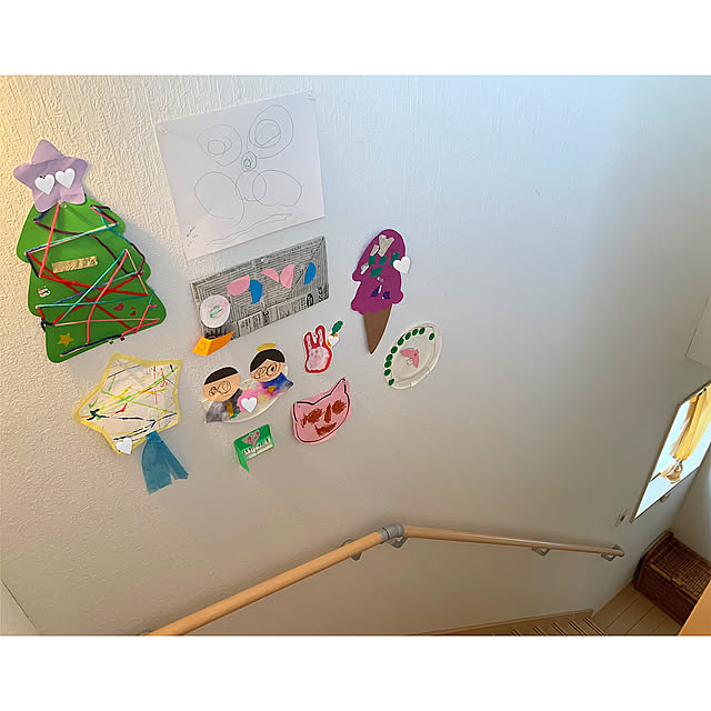 Entrance,子供の絵,子供の作品,製作,ハンドメイド,コメントありがとうございます♡,いいねありがとうございます,押しピン kaの部屋