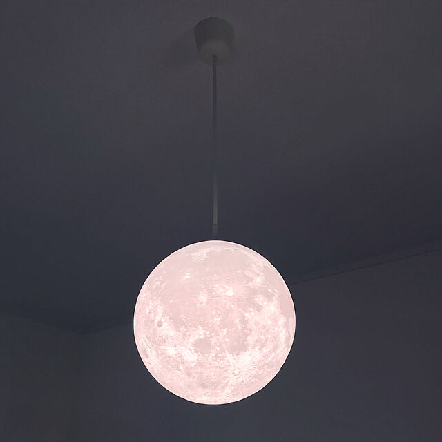 寝室照明,ペンダントライト,月型ライト,Bedroom Sachikoの部屋