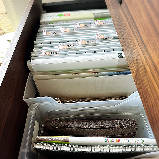My Shelf,引き出し収納,取り扱い説明書収納,セリア,ダイソー,新生活,いつもいいねありがとうございます♡,すっきり暮らす,無言いいね＆フォローすみません>_<,素敵な1日であります様に+..・* ❁ hanahana1444の部屋