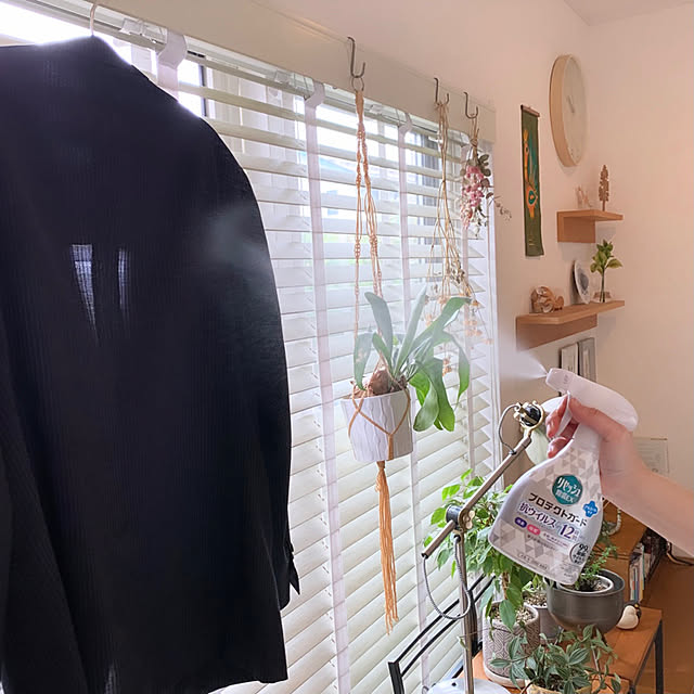 衣類用スプレー,抗菌,除菌,リセッシュ,消臭,北欧インテリア,北欧ナチュラル,グリーンのある生活,観葉植物のある暮らし,On Walls,ナチュラルインテリア SAYOの部屋