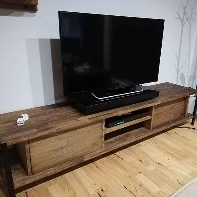 My Shelf,DIY,アイアン脚,プッシュオープン,フラップ式,テレビ台 itoyaの部屋