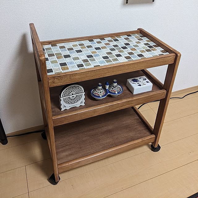 My Desk,ハンドメイド,アンティーク,DIY,ニトリ,タイル Ikukaの部屋