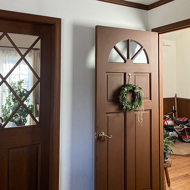 Entrance,リース,クリスマス,リース 手作り,輸入住宅,田舎暮らし,平屋暮らし,植物のある暮らし,緑のある暮らし,季節を感じる暮らし,心地よい暮らし,自然光,ハンドメイド,丁寧な暮らしを心がけて nana77の部屋