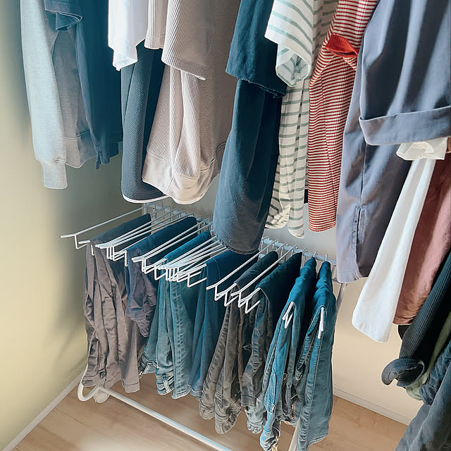 ファミクロ,後悔ポイント,マイホーム,平屋暮らし,平屋の家,ナチュラル,2歳児のいる暮らし,アクセントクロス,平屋,ファミリークローゼット,アクセントクロス グリーン,My Shelf sasaの部屋