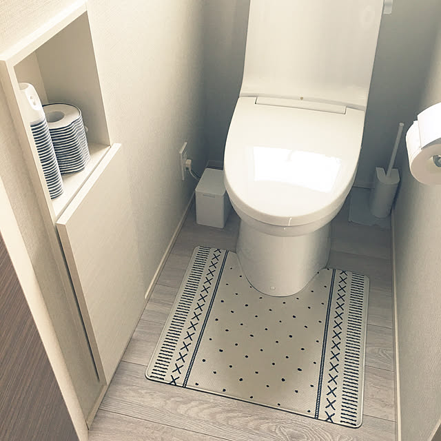 トイレマット,清潔を保つ,北欧好き,建売住宅,こどもと暮らす。,Bathroom mapleの部屋