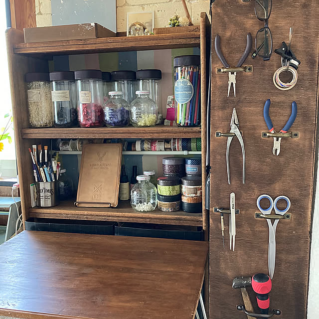 My Desk,DIY,100均,セリア,ハンドメイド sleeping-dropの部屋