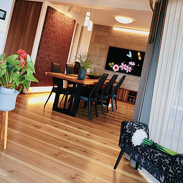 飛騨の椅子,長々と書いてすみません。,ツーウェイテーブル,見てくださってありがとう,Lounge,セカンドハウス glassflowerの部屋
