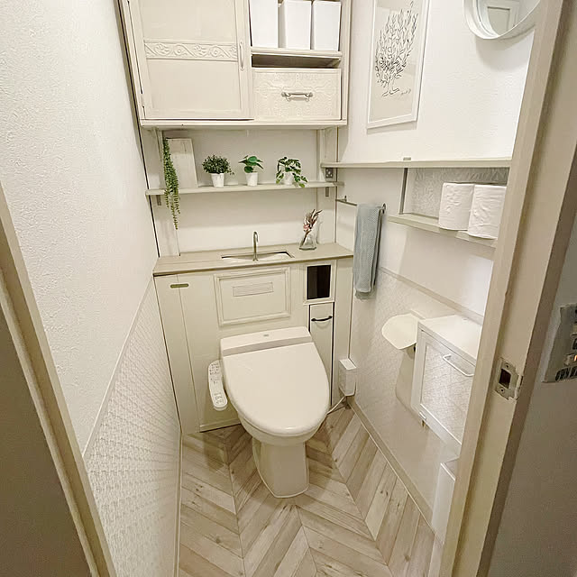 トイレDIY,タンクレス風トイレDIY,タンクレス風DIY,賃貸トイレDIY,賃貸DIY,賃貸,インスタ→eriri.81,Bathroom eriri81の部屋